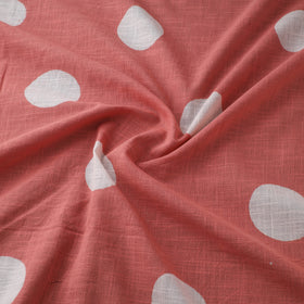 Pink - Akola Hand Block Print Slub Cotton Fabric 05