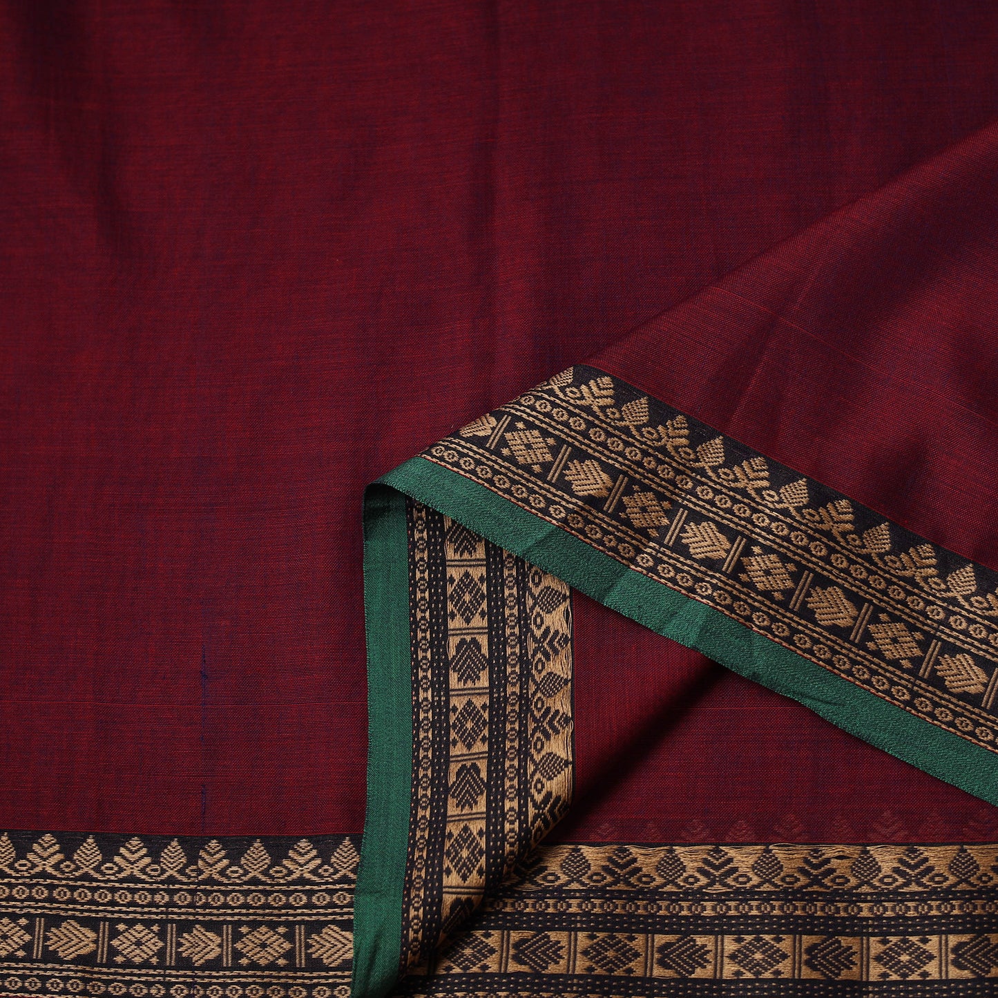 Dharwad Cotton Fabric with Thread Border 30
