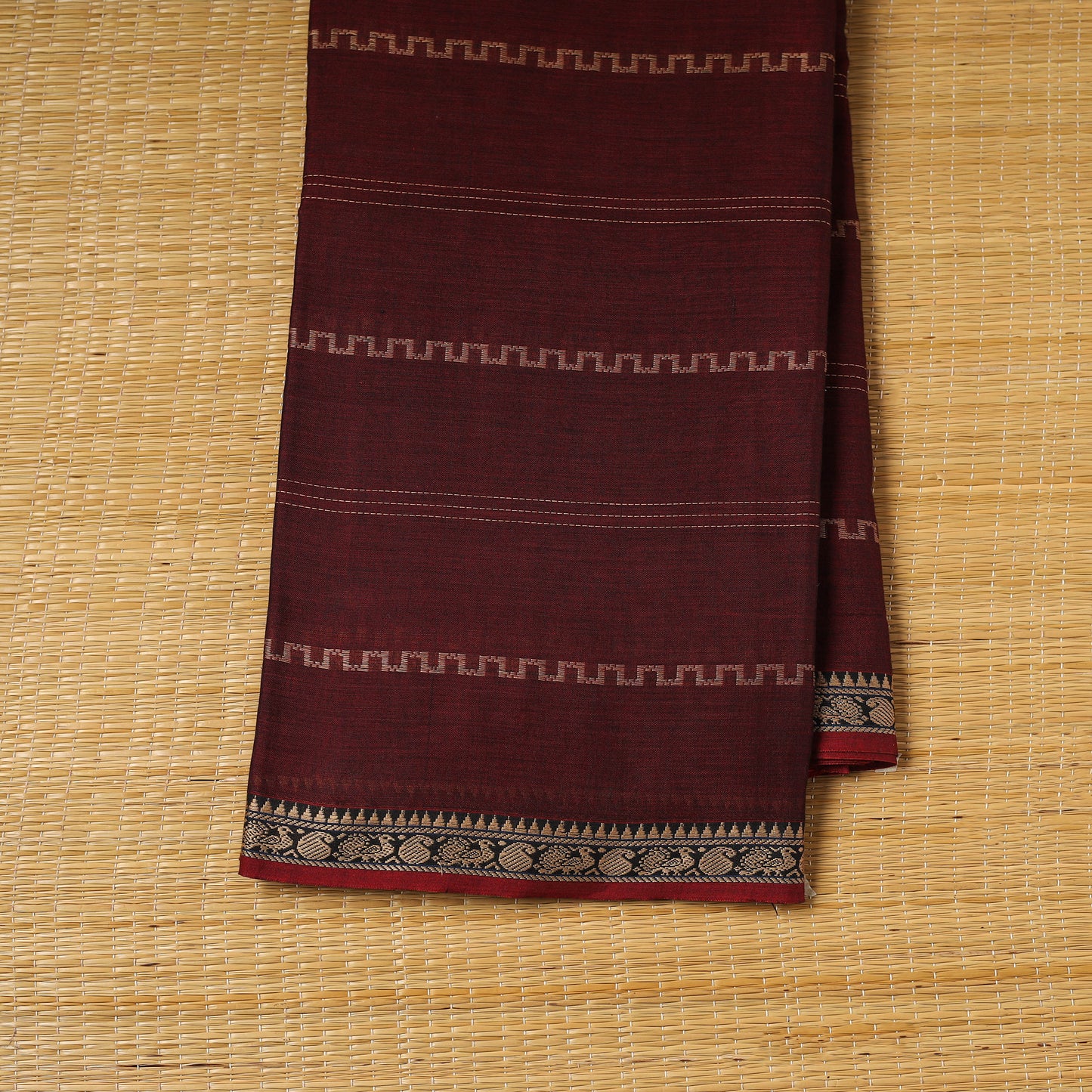 Dharwad Cotton Fabric with Thread Border 31