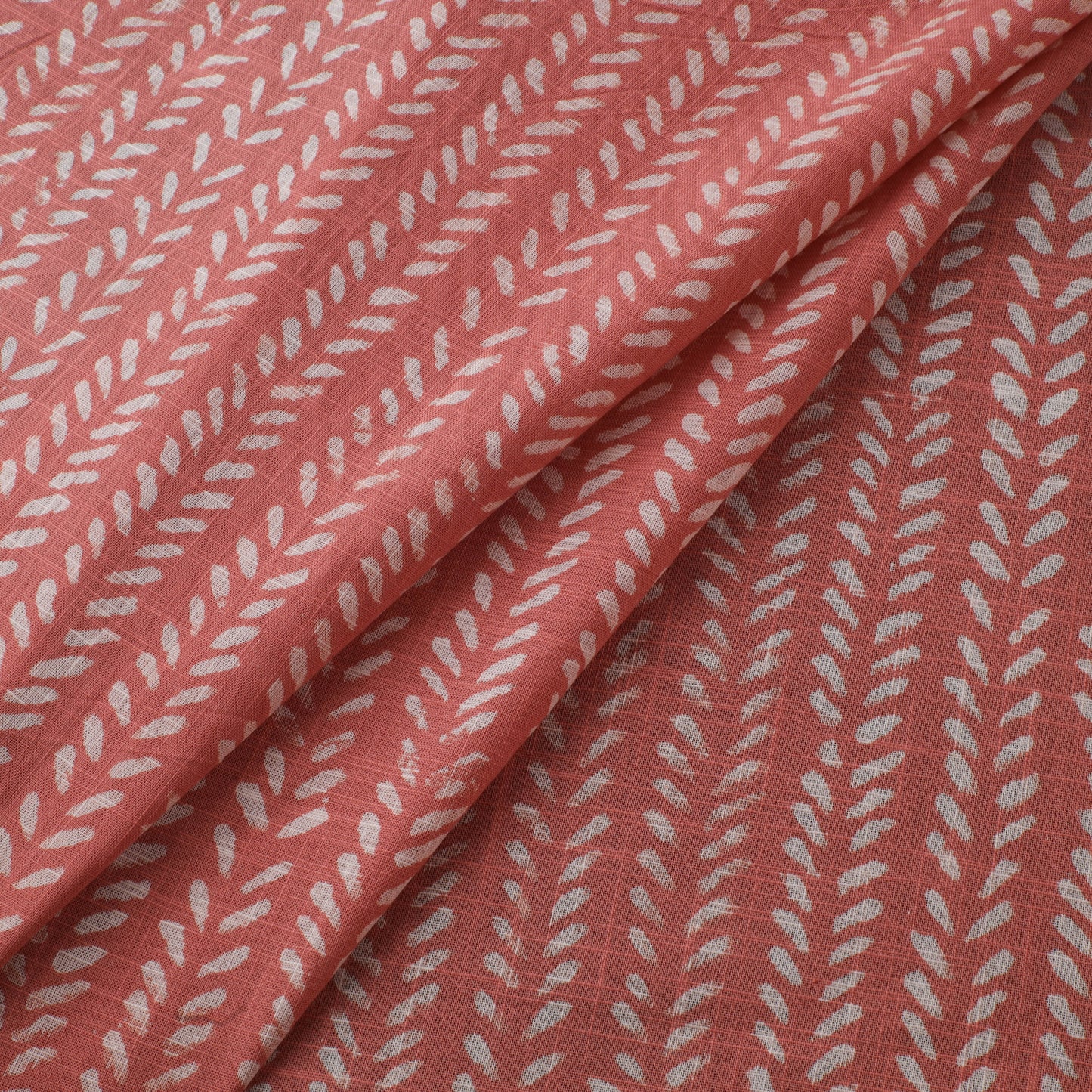 Akola Hand Block Print Slub Cotton Fabric 11