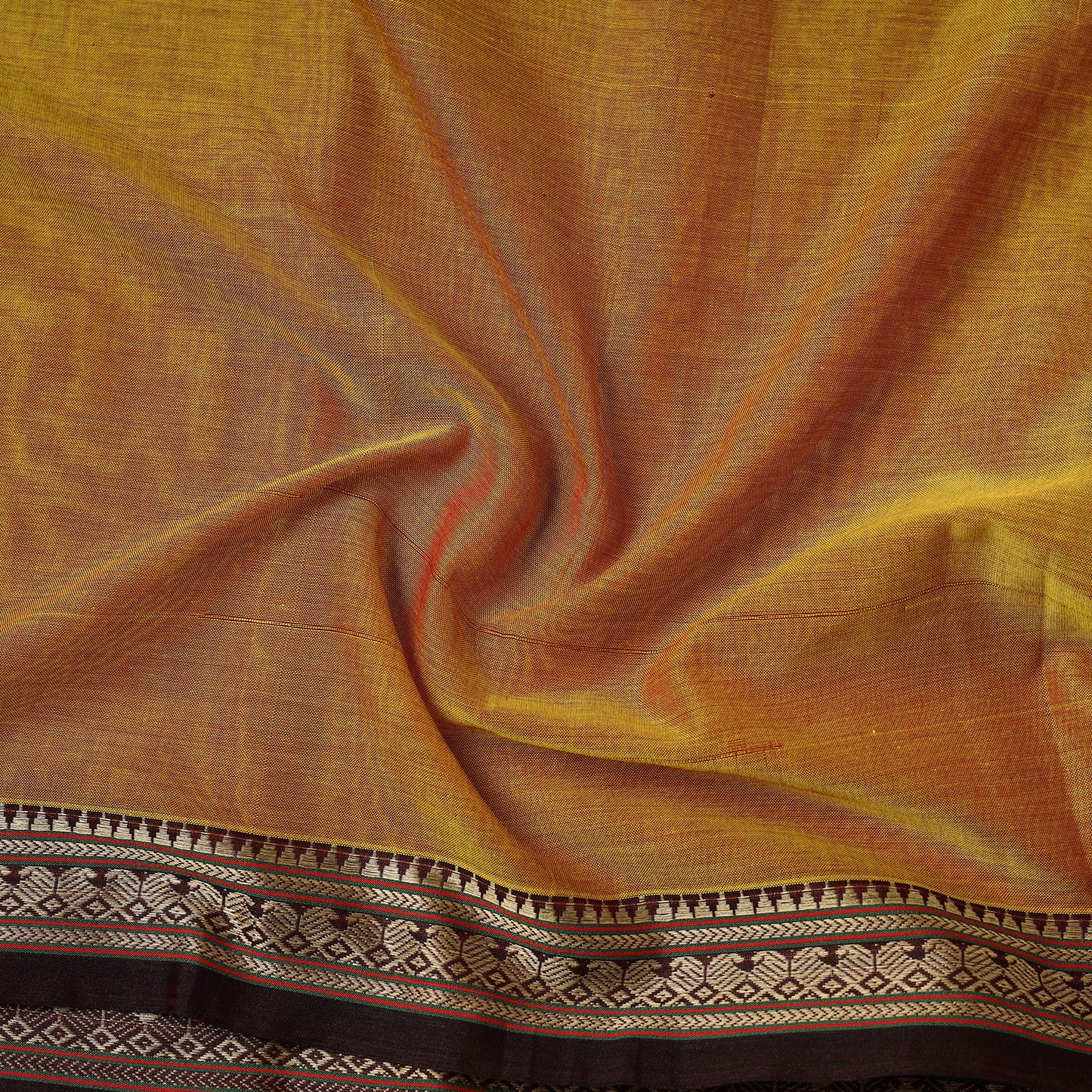 Dharwad Cotton Fabric with Thread Border 37