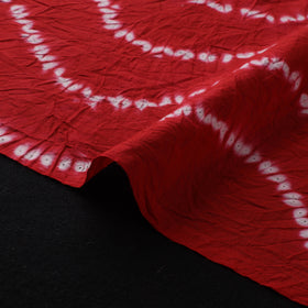 Red - Shibori Tie-Dye Pure Cotton Fabric 11