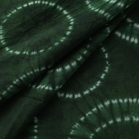 Green - Shibori Tie-Dye Pure Cotton Fabric 14