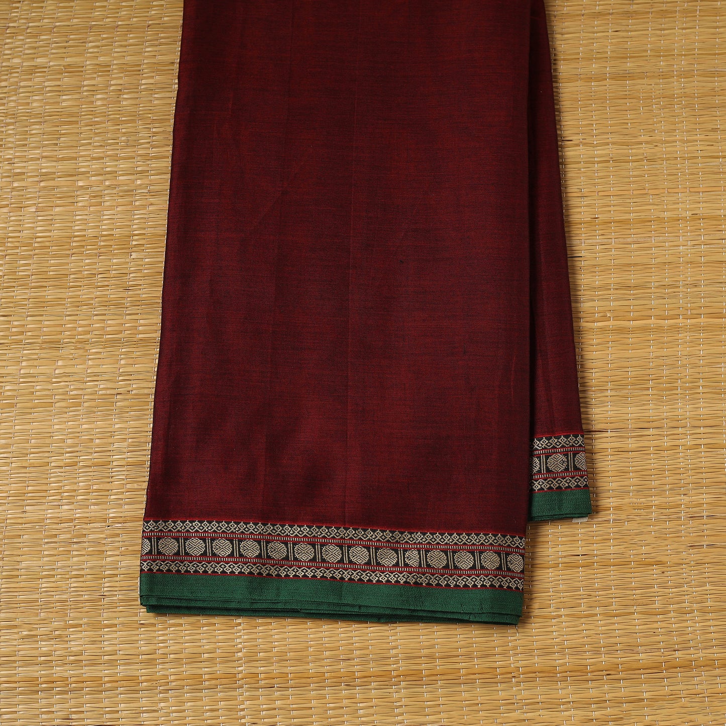 Dharwad Cotton Fabric with Thread Border 42