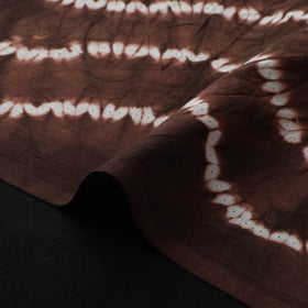 Brown - Shibori Tie-Dye Pure Cotton Fabric 17