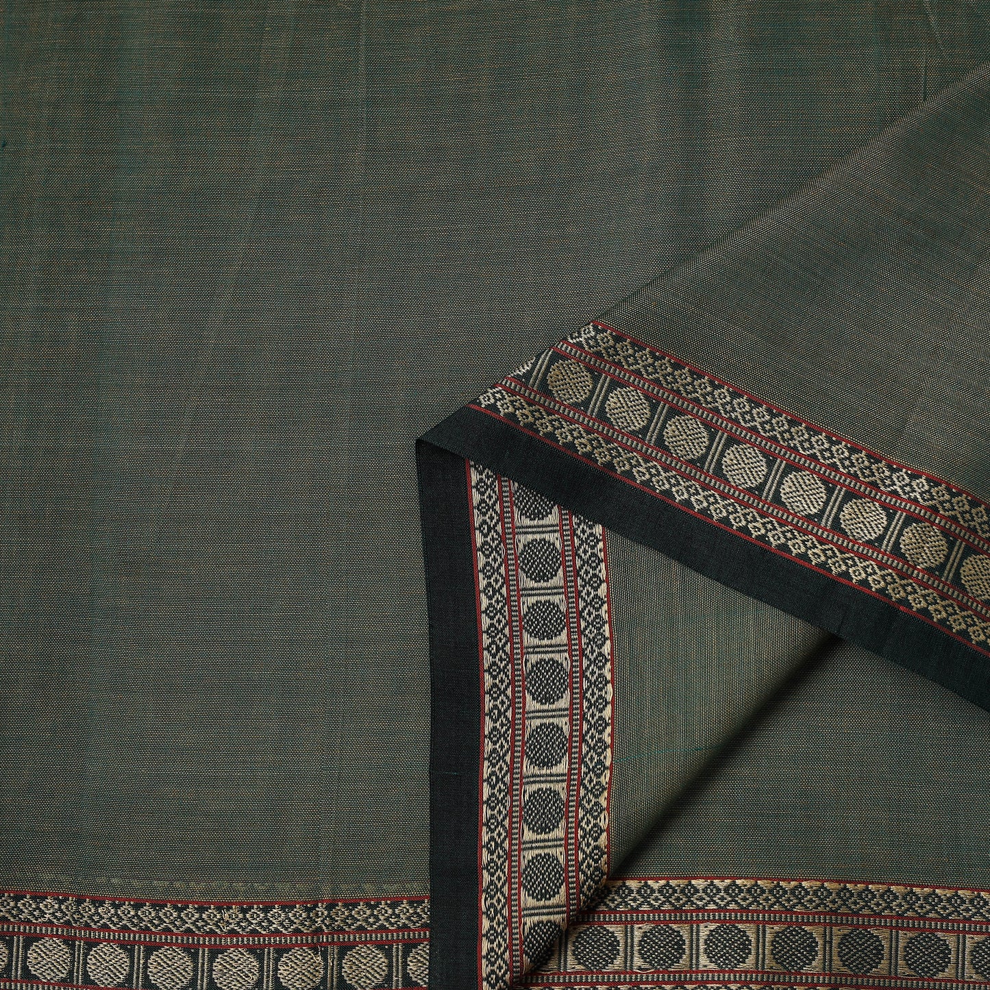 Dharwad Cotton Fabric with Thread Border 44