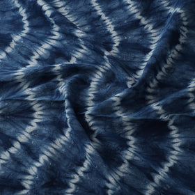 Blue - Shibori Tie-Dye Pure Cotton Fabric 18