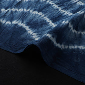 Blue - Shibori Tie-Dye Pure Cotton Fabric 18