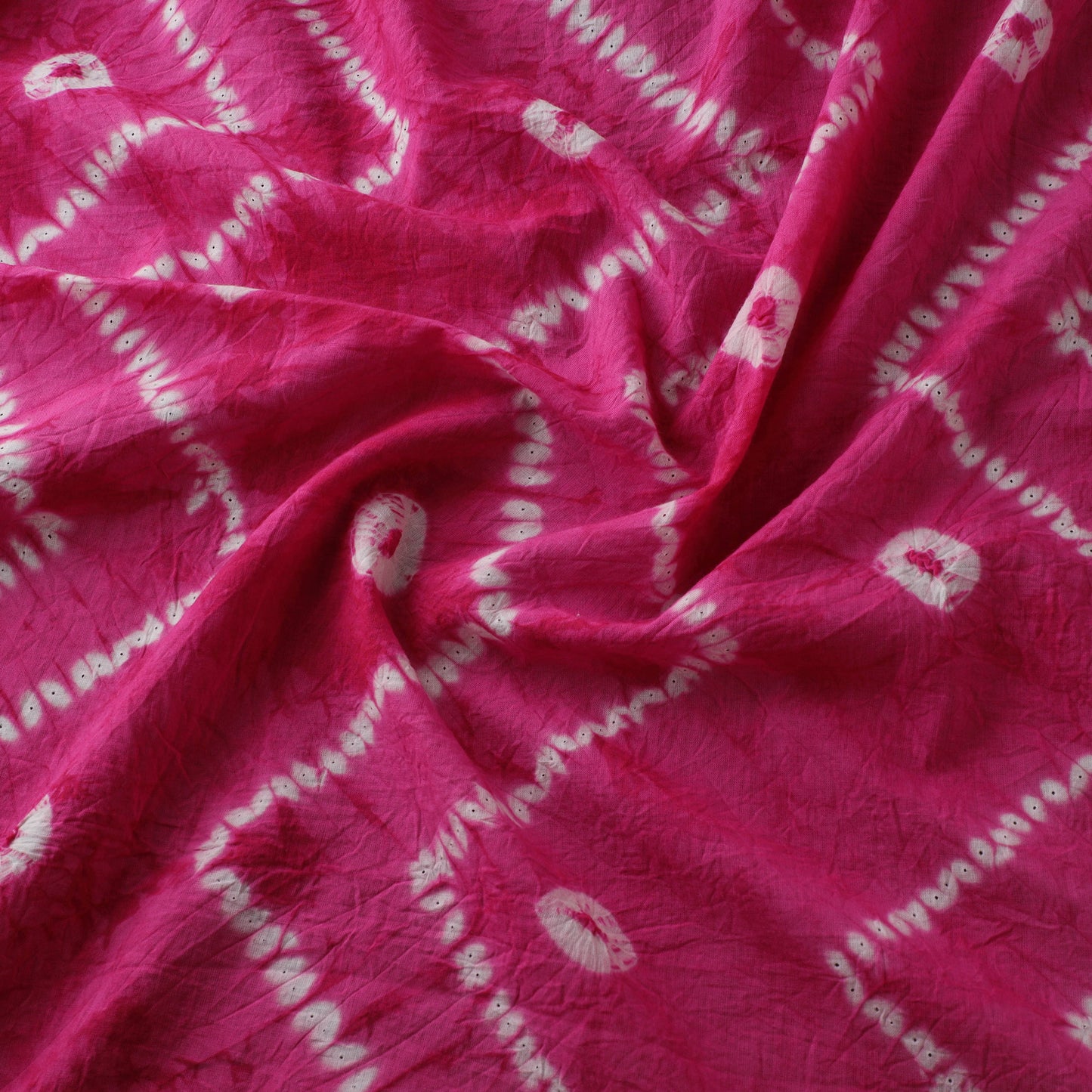 Pink - Shibori Tie-Dye Pure Cotton Fabric 21