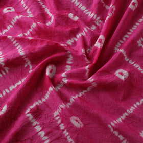 Pink - Shibori Tie-Dye Pure Cotton Fabric 21