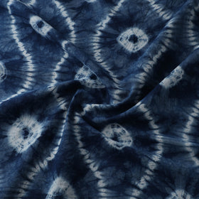 Blue - Shibori Tie-Dye Pure Cotton Fabric 23