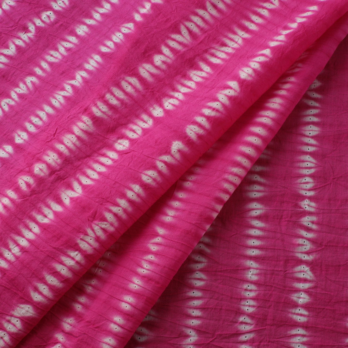 Pink - Shibori Tie-Dye Pure Cotton Fabric 24
