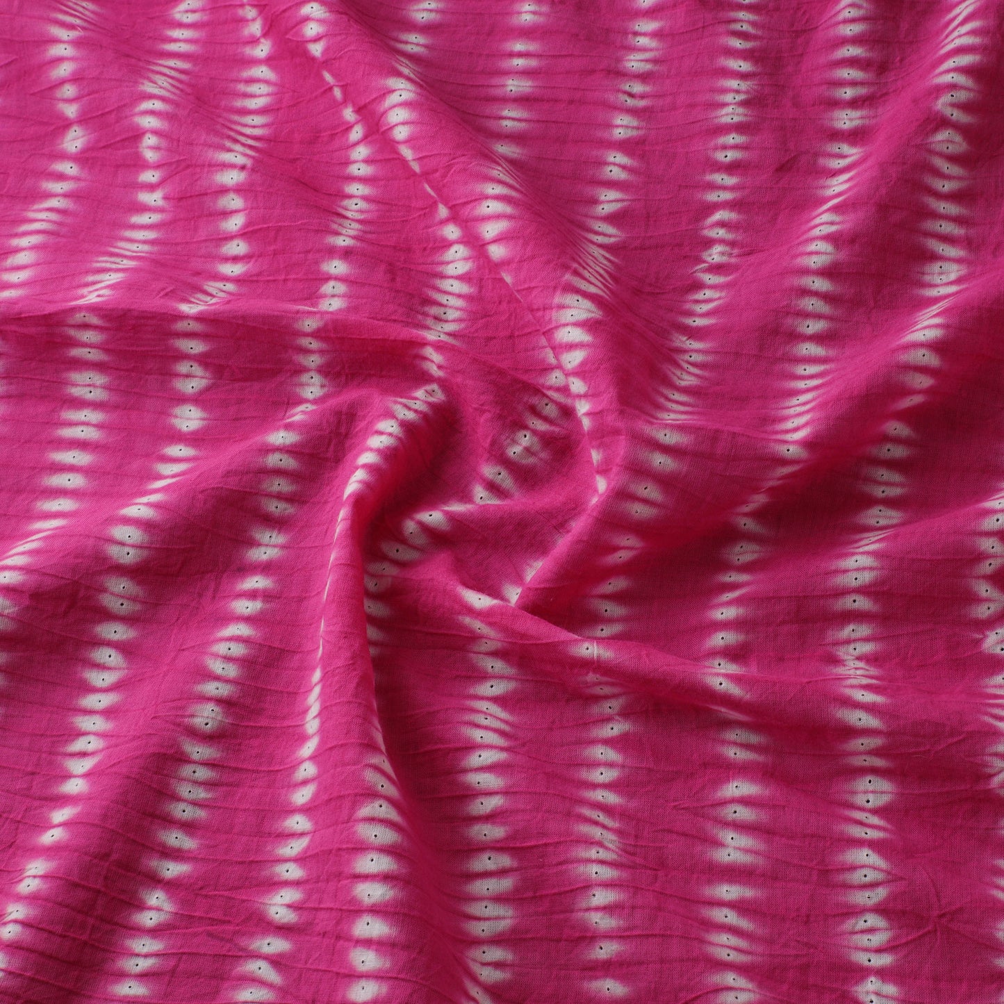 Pink - Shibori Tie-Dye Pure Cotton Fabric 24
