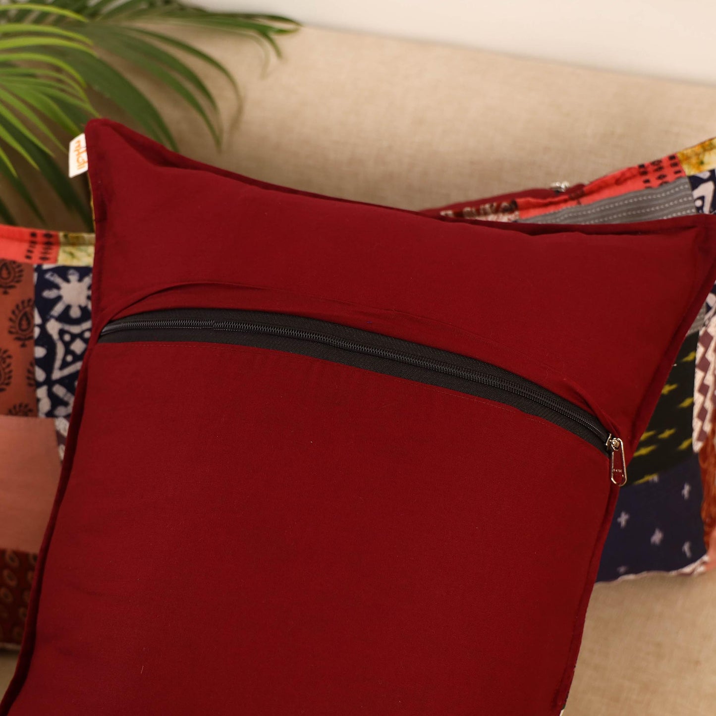 Set of 2 Patchwork Pillow Covers 62