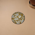 Hand Embroidered Bagru Block Print Cotton Round Roti Napkin 21