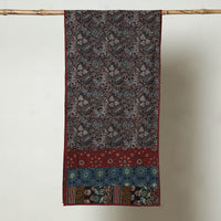  Ajrakh Block Printed Patchwork Cotton Stole
