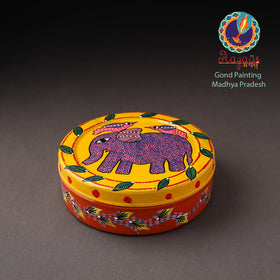  Gond Handpainted Stainless Steel Casserole 