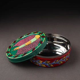  Gond Handpainted Stainless Steel Casserole 