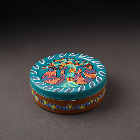  Gond Handpainted Stainless Steel Casserole 