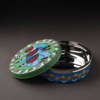 Gond Handpainted Stainless Steel Casserole 34