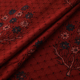 Hakoba Hand Block Ajrakh Print Natural Dyed Cotton Fabric 15