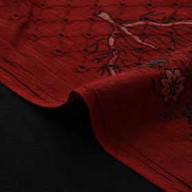 Hakoba Hand Block Ajrakh Print Natural Dyed Cotton Fabric 15