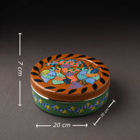 Gond Handpainted Stainless Steel Casserole 37