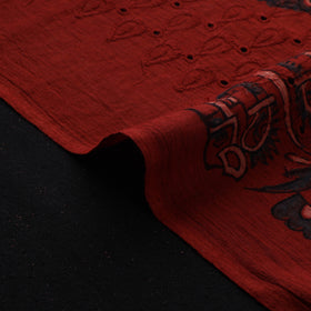 Hakoba Hand Block Ajrakh Print Natural Dyed Cotton Fabric 22