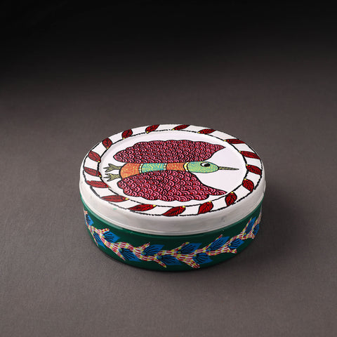 Gond Handpainted Stainless Steel Casserole 45