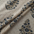 Hakoba Hand Block Ajrakh Print Natural Dyed Cotton Fabric 24