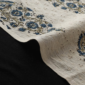Hakoba Hand Block Ajrakh Print Natural Dyed Cotton Fabric 24
