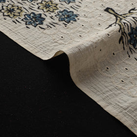 Hakoba Hand Block Ajrakh Print Natural Dyed Cotton Fabric 26