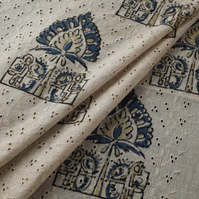 Hakoba Hand Block Ajrakh Print Natural Dyed Cotton Fabric 31