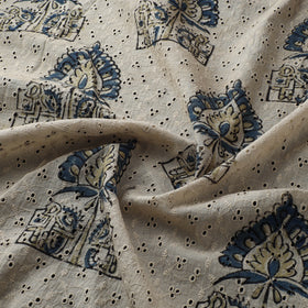 Hakoba Hand Block Ajrakh Print Natural Dyed Cotton Fabric 31