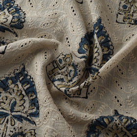 Hakoba Hand Block Ajrakh Print Natural Dyed Cotton Fabric 34