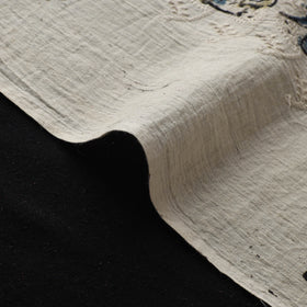 Hakoba Hand Block Ajrakh Print Natural Dyed Cotton Fabric 34