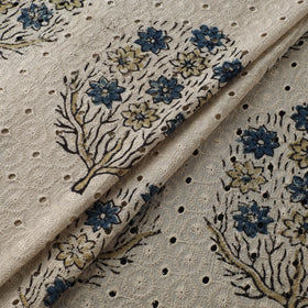 Hakoba Hand Block Ajrakh Print Natural Dyed Cotton Fabric 35