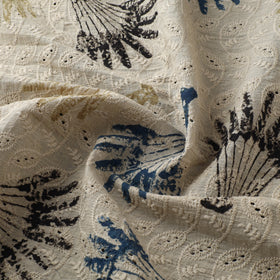 Hakoba Hand Block Ajrakh Print Natural Dyed Cotton Fabric 38