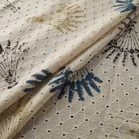 Hakoba Hand Block Ajrakh Print Natural Dyed Cotton Fabric 39