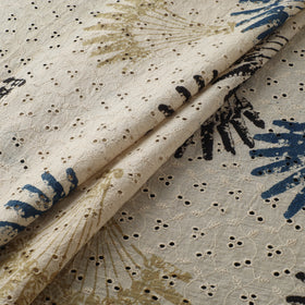 Hakoba Hand Block Ajrakh Print Natural Dyed Cotton Fabric 40