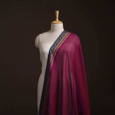 Dharwad Checks Cotton Fabric with Border 05