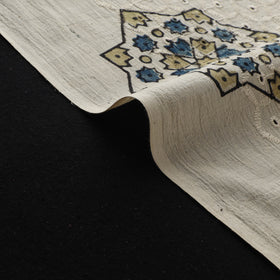 Hakoba Hand Block Ajrakh Print Natural Dyed Cotton Fabric 42