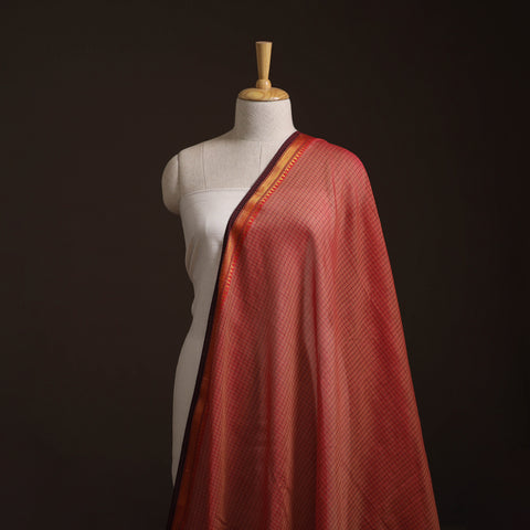 Dharwad Checks Cotton Fabric with Border 07