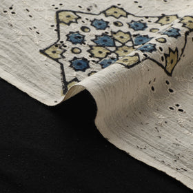 Hakoba Hand Block Ajrakh Print Natural Dyed Cotton Fabric 43