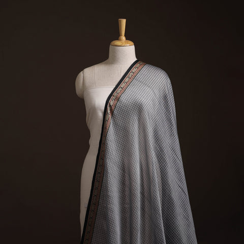 Dharwad Checks Cotton Fabric with Border 09