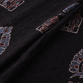 Hakoba Hand Block Ajrakh Print Natural Dyed Cotton Fabric 45