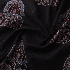 Hakoba Hand Block Ajrakh Print Natural Dyed Cotton Fabric 45