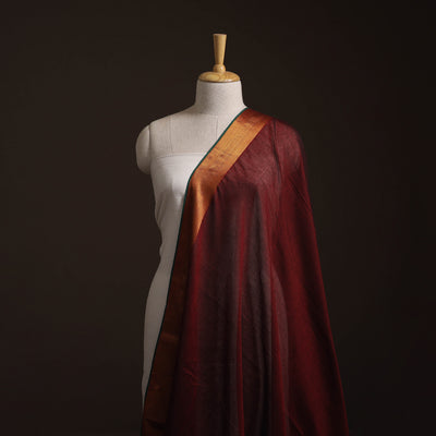 Dharwad Cotton Fabric with Zari Border 13