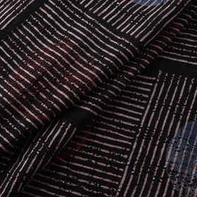 Hakoba Hand Block Ajrakh Print Natural Dyed Cotton Fabric 47