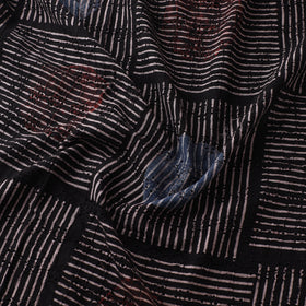 Hakoba Hand Block Ajrakh Print Natural Dyed Cotton Fabric 47